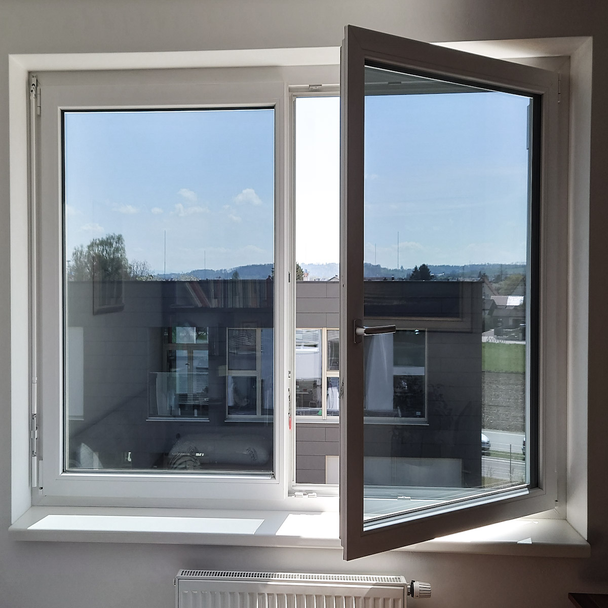 ☆ Spionspiegelfolie Fenster selber machen